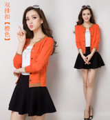 ASLTW Sweaters Woman Autumn Women Long Sleeve Sweater Cardigan Plus Size Short Design Outerwear Knitwear Cardigans