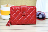 Sheepskin 2017 new women wallet genuine leather diamond Coin Purses Holder Ladies purse fashion multifunction clutch women's bag