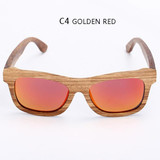 RTBOFY Wooden Sunglasses.Bamboo brand sun glasses Vintage Wood Case Beach Sunglasses for Driving gafas de sol YA03