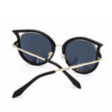 RSSELDN Fashion Retro Metal Frame Cat Eye Sunglasses Women Brand Vintage Coating Sun glasses Female oculos de sol feminino UV400