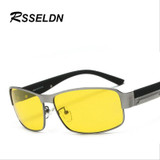 RSSELDN 2017 New Men's Brand Sunglasses HD Lens Men's Polarized Sunglasses Brand High Quality Sun glasses With Original Case