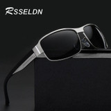 RSSELDN 2017 New Men's Brand Sunglasses HD Lens Men's Polarized Sunglasses Brand High Quality Sun glasses With Original Case