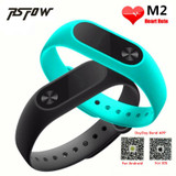 RsFow New M2 Smart Bracelet Heart Rate Monitor Bluetooth Smartband Health Fitness Tracker Smart Band Wristband for Android iOS