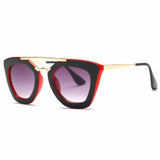 ROZA Vintage Brand Design Sunglasses Women Hot Selling Sun Glasses Metal Temple Oculos De Sol  UV400 QC0132