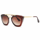 ROZA Vintage Brand Design Sunglasses Women Hot Selling Sun Glasses Metal Temple Oculos De Sol  UV400 QC0132