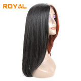 Royal Brazilian Non-Remy Human Hair Wigs Long Hair Whole Machine Wig For Black Women #33 Color 14Inches