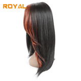 Royal Brazilian Non-Remy Human Hair Wigs Long Hair Whole Machine Wig For Black Women #33 Color 14Inches