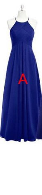 Royal Blue Long Bridesmaid Dresses Pleated Chiffon Alibaba China Plus Size Vestido Longo De Festa African Bridesmaid Dresses