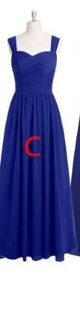 Royal Blue Long Bridesmaid Dresses Pleated Chiffon Alibaba China Plus Size Vestido Longo De Festa African Bridesmaid Dresses