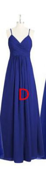 Royal Blue Long Bridesmaid Dresses Pleated Chiffon Alibaba China Plus Size Vestido Longo De Festa African Bridesmaid Dresses
