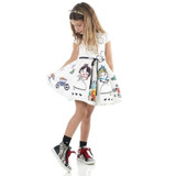 Girls Summer Dress Kids Clothes 2018 Brand Baby Girl Dress with Sashes Robe Fille Character Princess Dress Children Clothing Girls Summer Dress Kids Clothes 2018 Brand Baby Girl Dress with Sashes Robe Fille Character Princess Dress Children Clothing