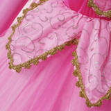 Girls Sleeping Beauty Princess Cosplay Party Dresses Children Long Sleeve Aurora Costume Clothing Kids Tutu Dress for Christmas