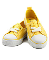 Girls Pearl Sneakers - Yellow