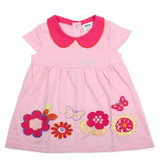Girls party dresses nova kids jeans clothes fashion rabbit baby girls frocks summer hot sell girls dresses children's wear dress