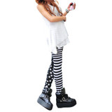 Girls Pants Breathable Spring Women Leggins Stars Stitching Stripe Leggings Elastic