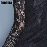 Lace Blouse Shirt Women Patchwork Mesh Long Sleeve Embroidery Blouse Female Autumn Winter 2017 Korean Formal Ladies Office Shirt