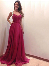 Lace Backless Floor Evening Dress