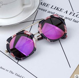 LABULAKA 2017 New Fashion Korean Children Sunglasses Metal Kids Eyewear Big Frame Cute Boys Girls Sun glasses Baby Goggles