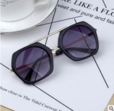 LABULAKA 2017 New Fashion Korean Children Sunglasses Metal Kids Eyewear Big Frame Cute Boys Girls Sun glasses Baby Goggles