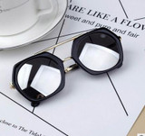 LABULAKA 2017 New Fashion Korean Children Sunglasses Metal Kids Eyewear Big Frame Cute Boys Girls Sun glasses Baby Goggles