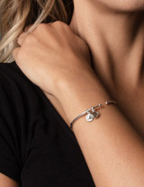 Labradorite Lotus Bangle