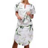Laamei 2018 Summer Dress Women Fashion Print Bandage Elegant Cute Sashes Robes V-neck Sexy Slim Sheath Women Dresses Vestidos