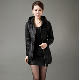 L-5XL Plus Size Leather Coat Women Leather Clothing Faux Sheepskin Autumn Jackets And Coats For Women Leather Jacket Coat A1512