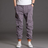 L-5XL Casual Cargo Pants Men Plus Size Baggy Harem Pants 2017 Fashion Solid Kpop Trousers Mens Elastic Waist Jogger Sweatpants