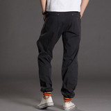 L-5XL Casual Cargo Pants Men Plus Size Baggy Harem Pants 2017 Fashion Solid Kpop Trousers Mens Elastic Waist Jogger Sweatpants