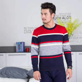 L-3XL 2017 Autumn Winter New Men's Striped printing Sweaters Patchwork Quality Pullover Men's O-neck Casual Men's Sweater Knit L-3XL 2017 Autumn Winter New Men's Striped printing Sweaters Patchwork Quality Pullover Men's O-neck Casual Men's Sweater Knit