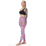 KYKU Brand Unicorn Leggings Women Leggins Fitness Legging Sexy High Waist Push Up Shiny 3d Printed Rainbow Pants Star Cat Donuts
