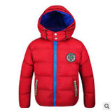 Children's Clothing 2017 Winter Boys Fashion Outerwear &amp; Coats Cotton-padded jacket Hooded Plus Velvet Thicken Jackets For Boys