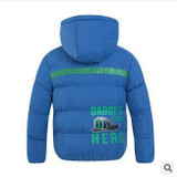 Children's Clothing 2017 Winter Boys Fashion Outerwear &amp; Coats Cotton-padded jacket Hooded Plus Velvet Thicken Jackets For Boys