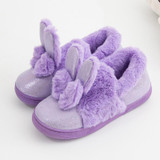 Children Winter Slippers Warm Plush Kids Slippers Soft Sole Indoor Slipper With Fur Cute Animal Baby Girls Home Slippers
