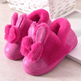 Children Winter Slippers Warm Plush Kids Slippers Soft Sole Indoor Slipper With Fur Cute Animal Baby Girls Home Slippers