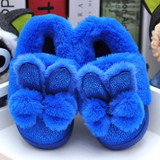 Children Winter Slippers Warm Plush Kids Slippers Soft Sole Indoor Slipper With Fur Cute Animal Baby Girls Home Slippers