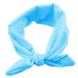 Children Turban Knitted Knot Hair Baby Printing Knot Headbands Bands Girls Ribbon Elasticity Hair Accessories Headwear Headdress