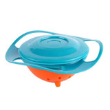Children Tableware Non Spill Bowl Toy Dishes Universal 360 Rotate Avoid Food Spilling Food Snacks Baby Shower
