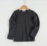 Children T-shirt For Girls Spring Autumn Long Sleeve Solid Candy Color Boys Girls T Shirt Tops Kids Clothes Boys Clothing Children T-shirt For Girls Spring Autumn Long Sleeve Solid Candy Color Boys Girls T Shirt Tops Kids Clothes Boys Clothing