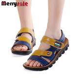 Children Summer sandals children shoes 2016 boys sandal general leather baby shoes