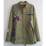 2016 Autumn Winter Plus size 5XL Women Military Bomber Jacket basic Coat Army Green Casacos Jaqueta Feminina Chaquetas Mujer