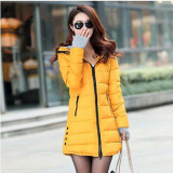 2016 Autumn Winter Jacket Women cotton-padded plus size Winter Coat Women Thicken Warm Parka female Hooded Overcoat AE904