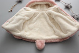 2016 autumn winter baby boy coat cotton baby girl warm coat cartoon ears thick kids jacket newborn outerwear 10-24M Baby coats