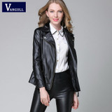 2016 Autumn Spring Short Fashion Leather Jacket Women Casual Coat Motorcycle jacket PU Leather Clothing Plus size Ladies Outwear