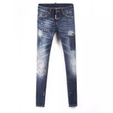 2016 Autumn New Design Jeans with Mid waist Pencil Pants Denim Jeans for Women Hole Vintage jeans woman Skinny Stretch Jean