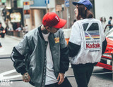 2016 Autumn Korean version of the thin jacket Harajuku street loose bf wind jacket
