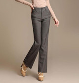 2016 autumn high waist wide leg pants female pants casual long trousers cotton linen