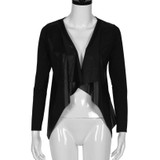 2016 Autumn Cardigan Women Coat Slim Water Faux Motorcycle Leather Jackets Women Jaqueta De Couro Feminina Drop Shipping Oc26