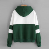 2017 bts New fashion Womens Long Sleeve Cactus Print Hoodie Sweatshirt Hooded Patchwork Pullover Tops hoodies harajuku kpop