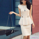 2017 Brand Summer Dress Women Black Robe Sexy Bodycon Mini Office Dresses Vestidos work dress